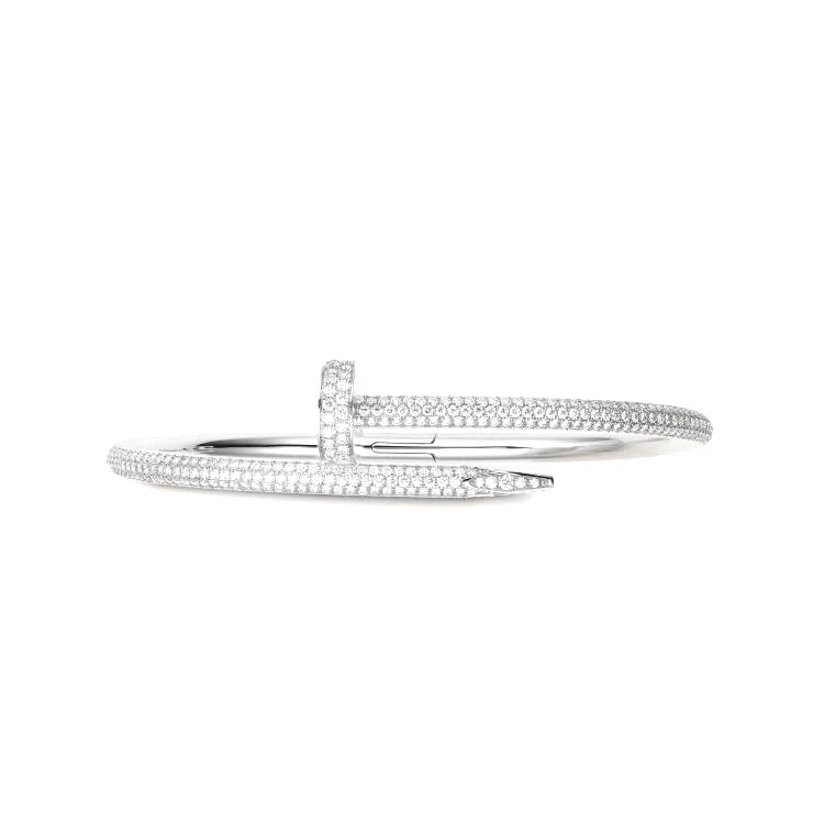 High-end custom diamond nail bracelet