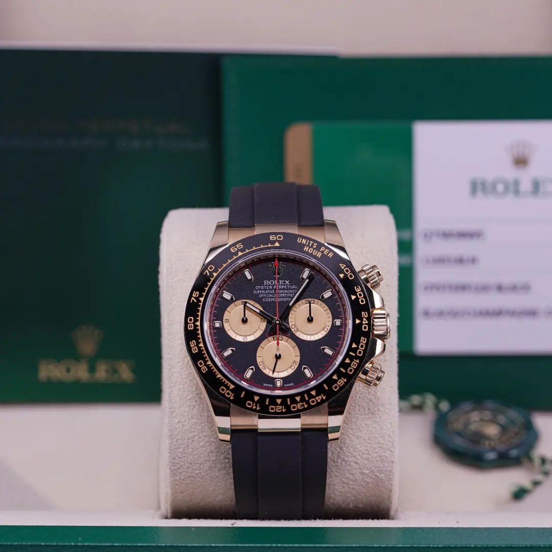 RLX Cosmograph Daytona M116518LN-0047 Black/Rubber 40mm