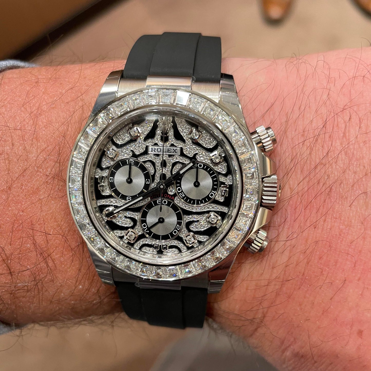 RLX Daytona 116589TBR "Eye of the Tiger" White Gold UNWORN