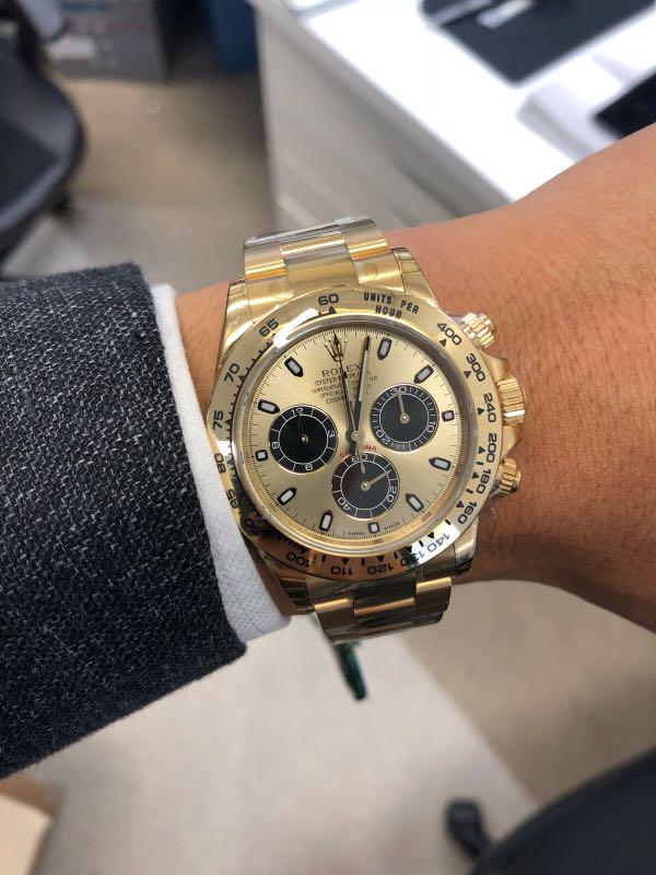 RLX Daytona 18k Yellow Gold 116508 Series