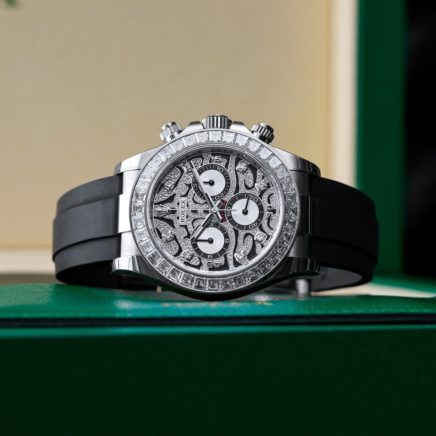 RLX Daytona 116589TBR "Eye of the Tiger" White Gold UNWORN