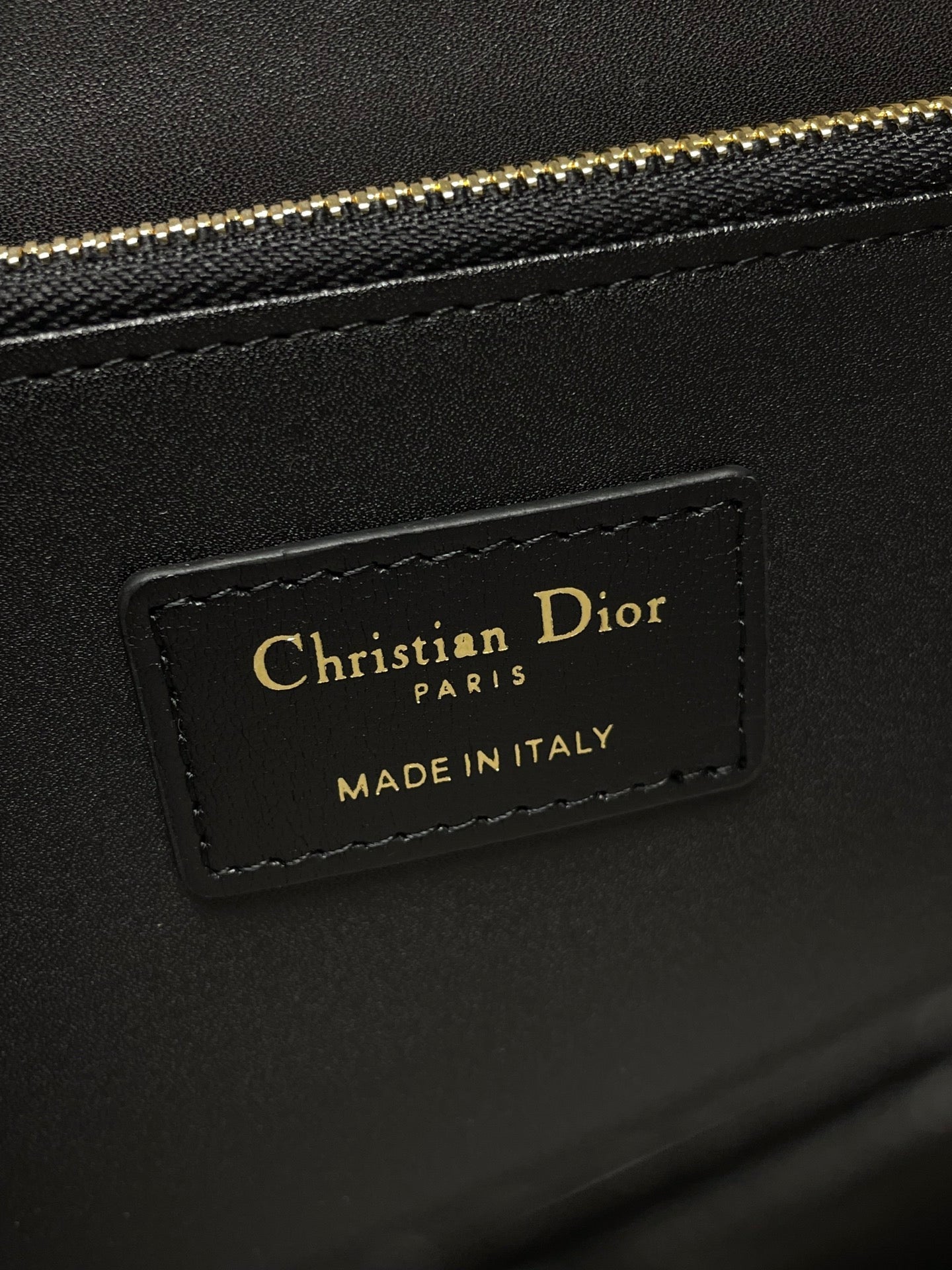 Miss Dior Lady Medium Black Purse Bag M0605, 24 x 14 x 7.5 CM