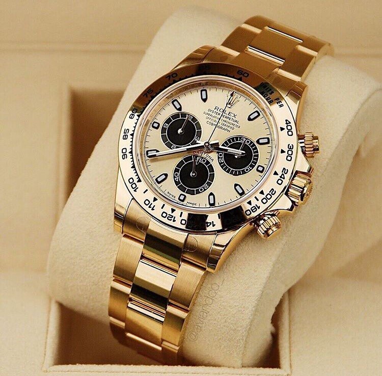 RLX Daytona 18k Yellow Gold 116508 Series