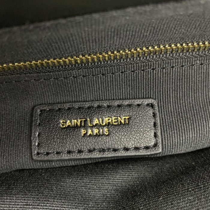 Y Loulou Bag Matelasse Y Leather Gold-tone Medium Black