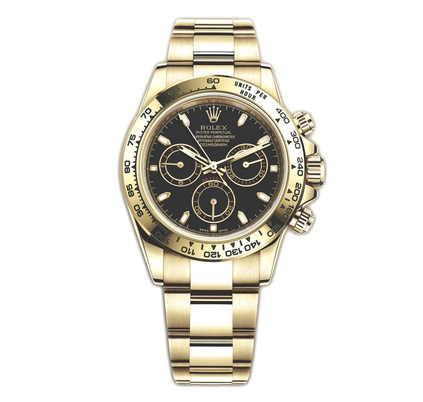 RLX Daytona 18k Yellow Gold 116508 Series