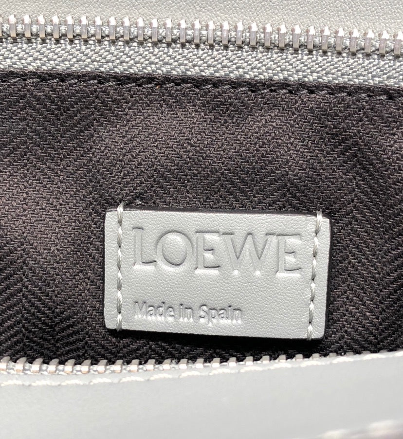 LOEWE Puzzle Edge Tote Bag Green, 35*17*24CM