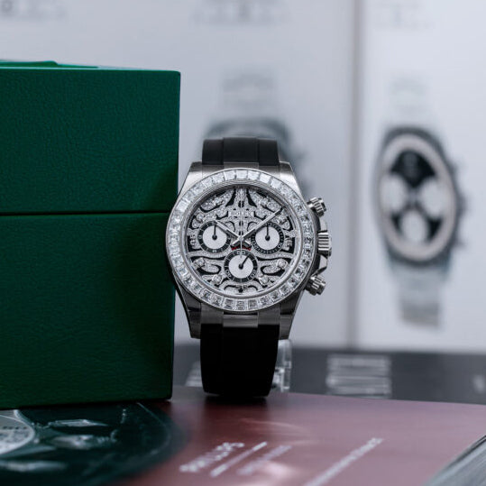 RLX Daytona 116589TBR "Eye of the Tiger" White Gold UNWORN