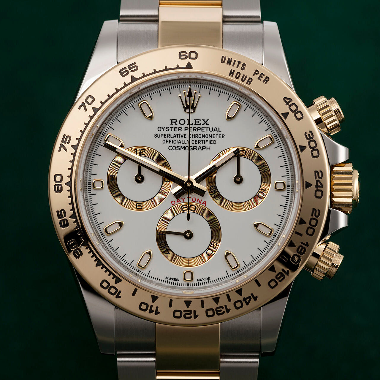 RLX Daytona Steel & Gold White Dial 116503