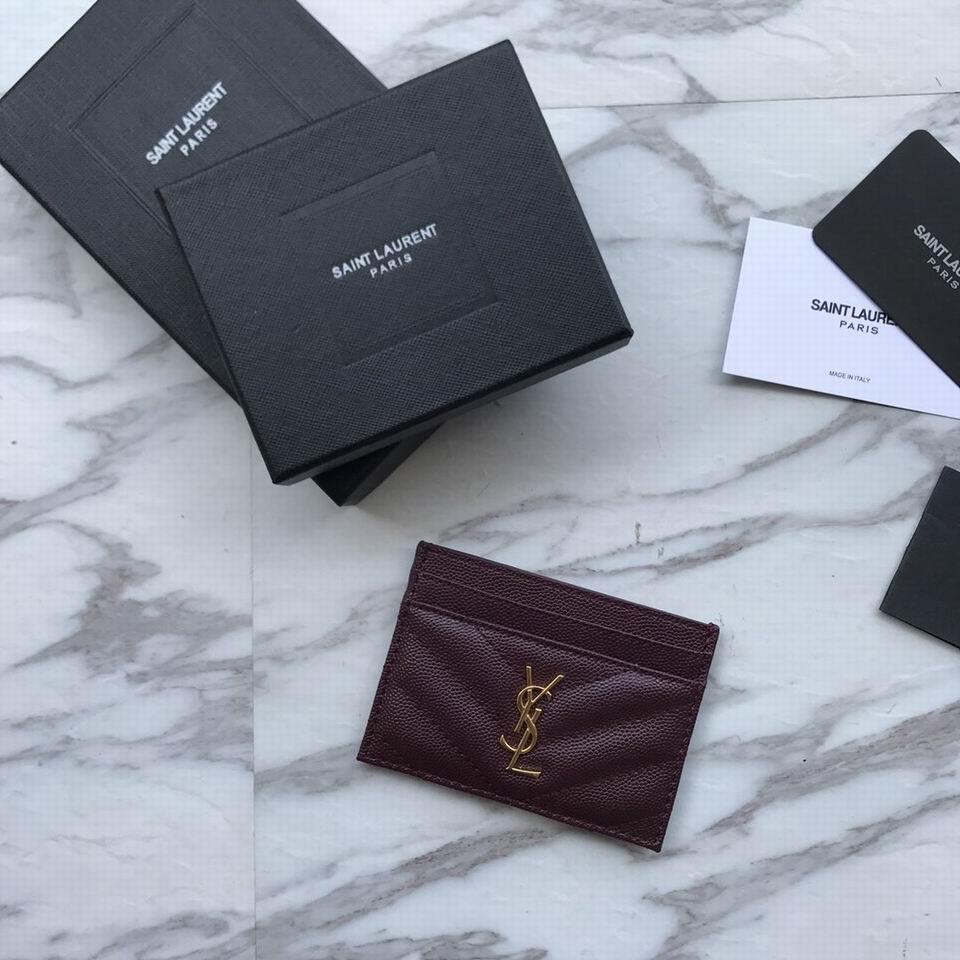 Y wallet apricot red Claret 16