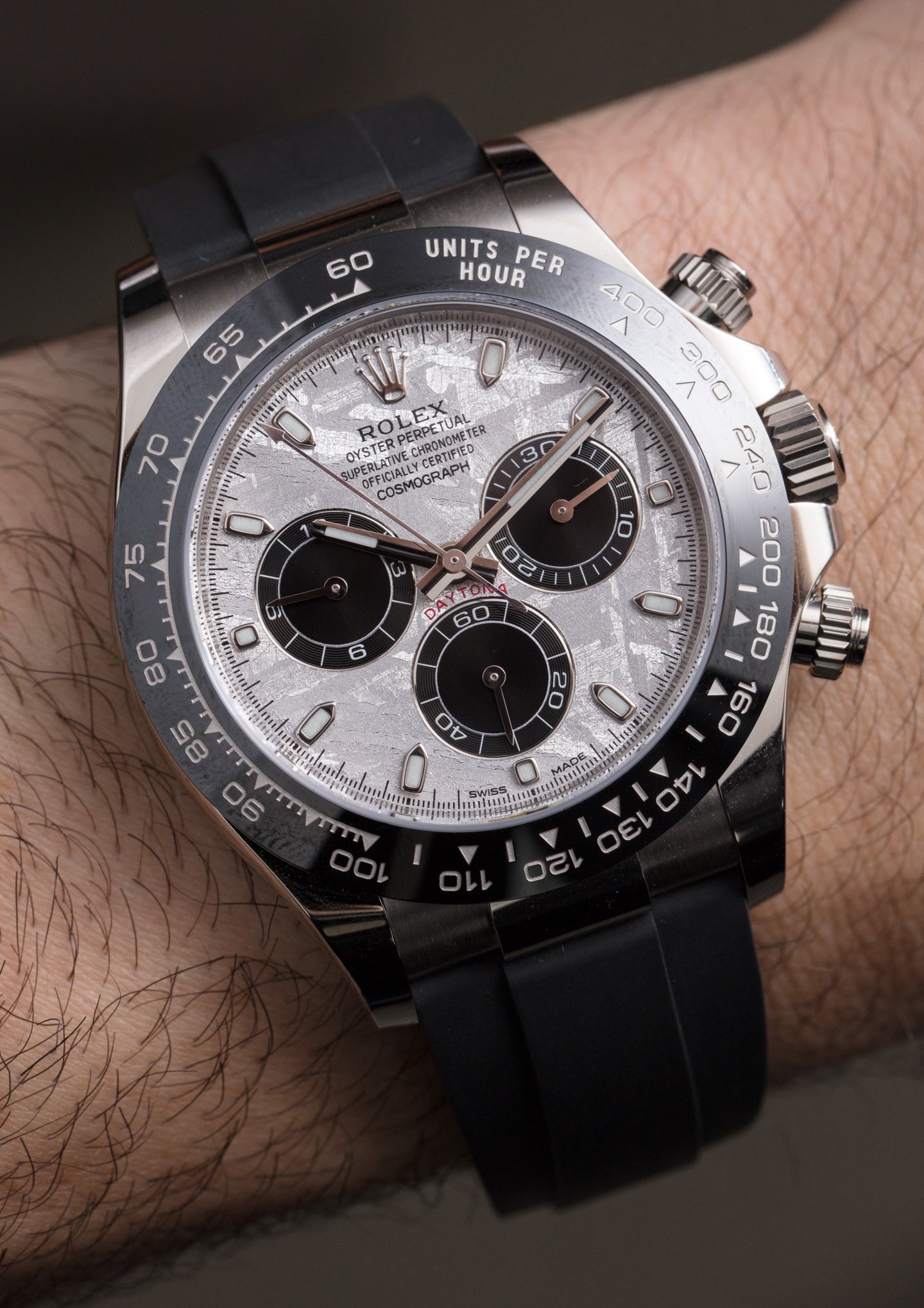 RLX Cosmograph Daytona White Gold Meteorite 116519LN-0038