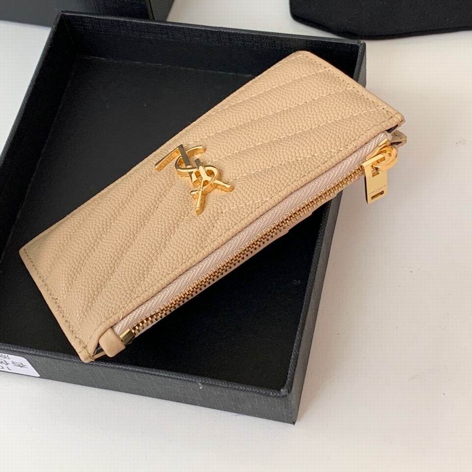 Y wallet red apricot SIZE:13x8CM 13