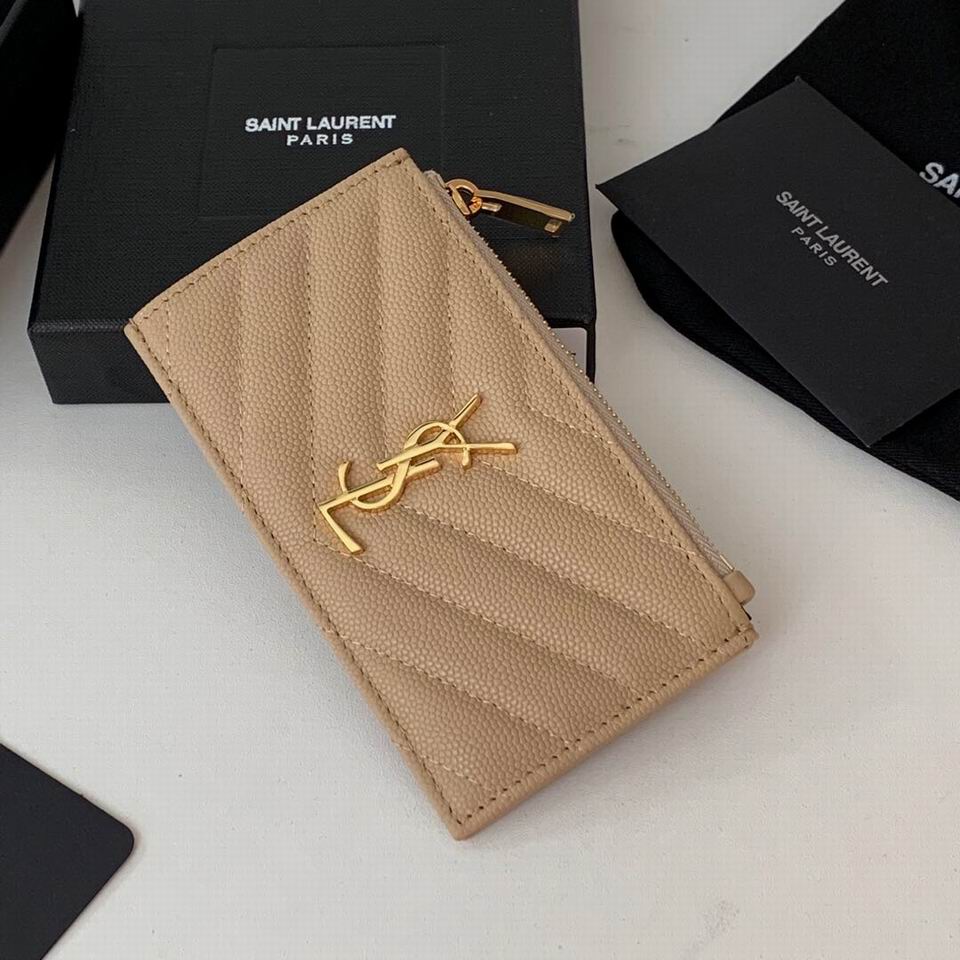 Y wallet red apricot SIZE:13x8CM 13