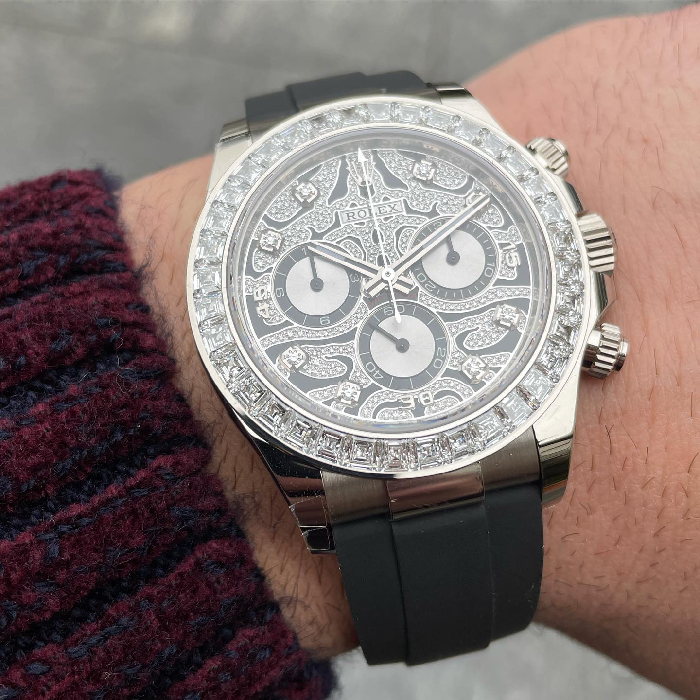 RLX Daytona 116589TBR "Eye of the Tiger" White Gold UNWORN