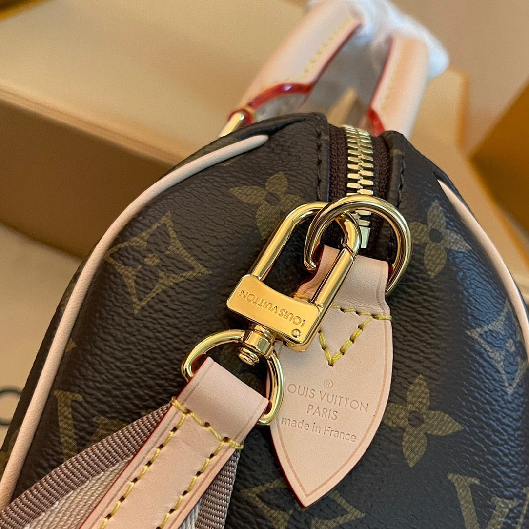 Louis Vuitton Speed 20 Monogram Handbag, 20.5*13.5*12 CM
