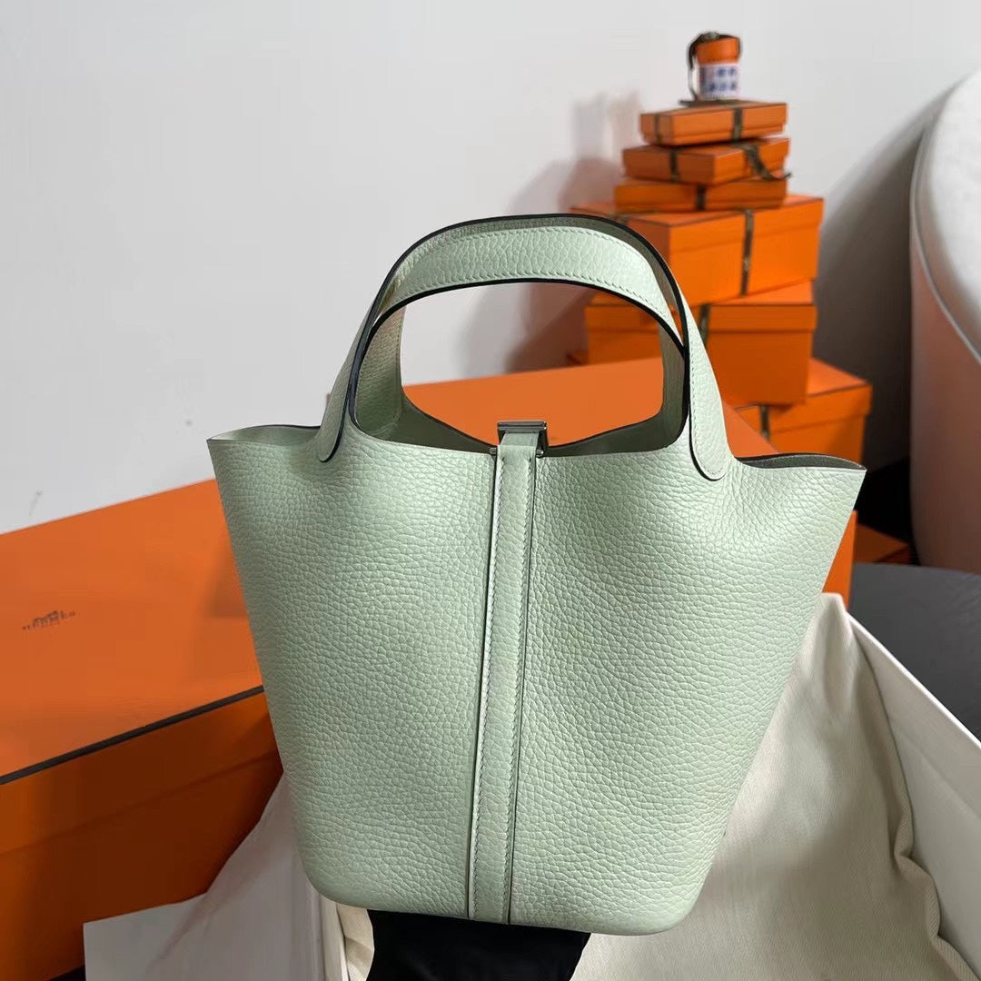 Hermes Picotin 18 Bag Green