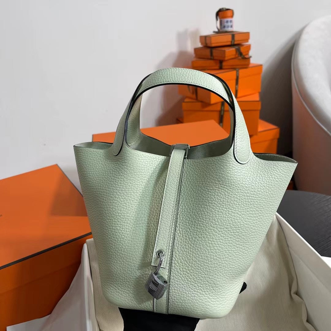 Hermes Picotin 18 Bag Green