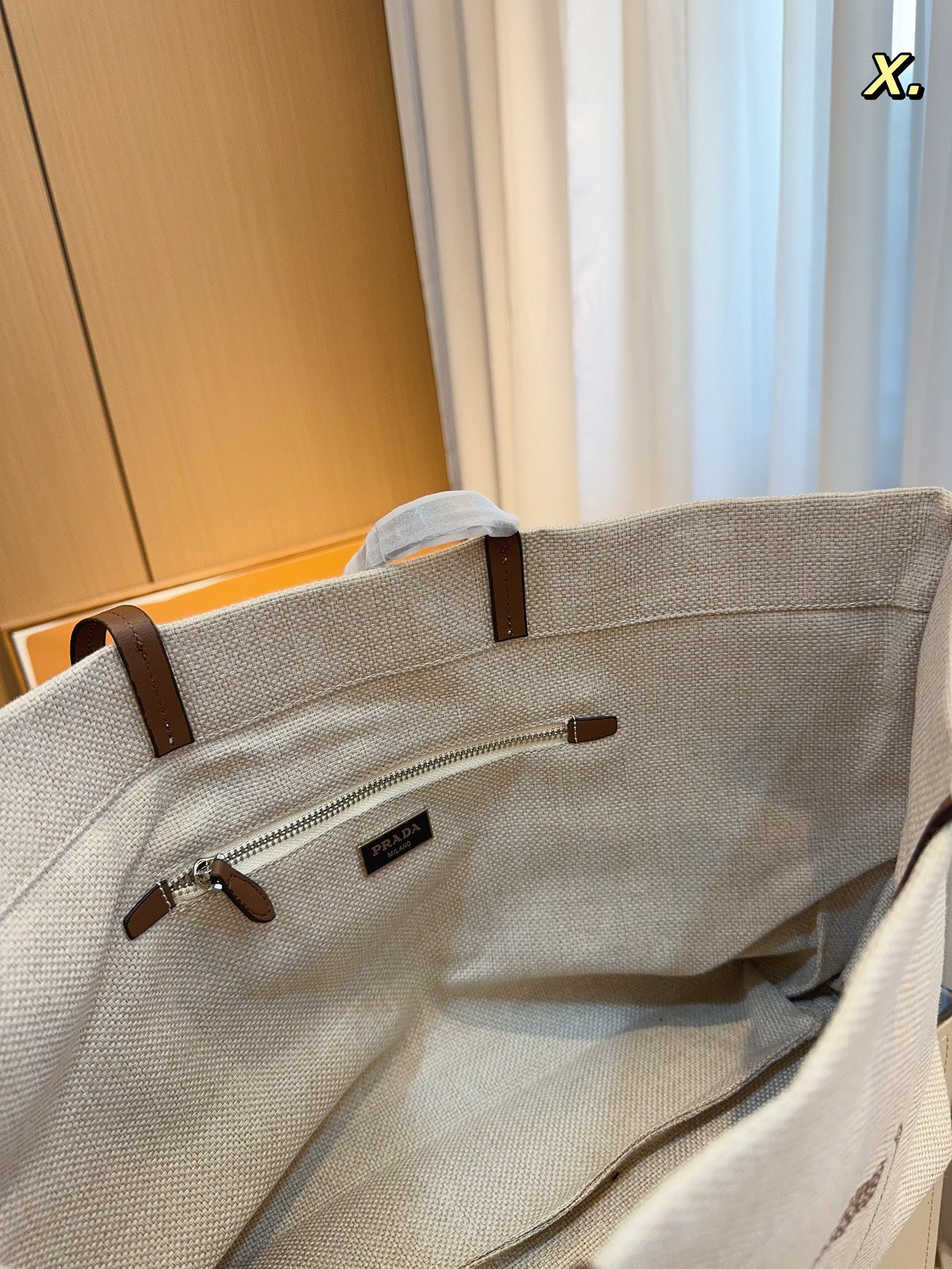 Pra Re-Nylon new arrival tote bag size : 37*16*30cm