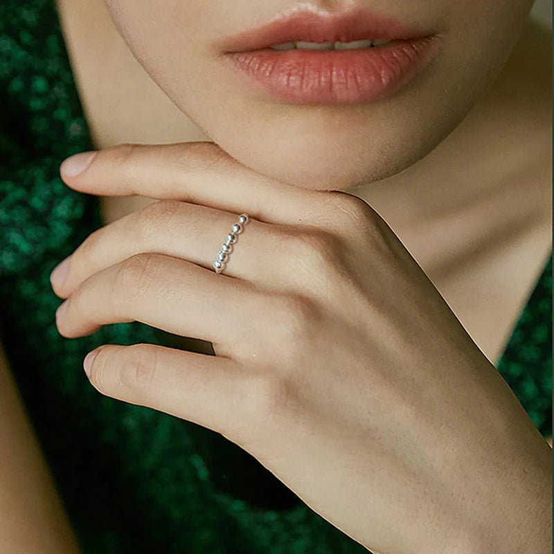 Bague Fidget Perles Akira