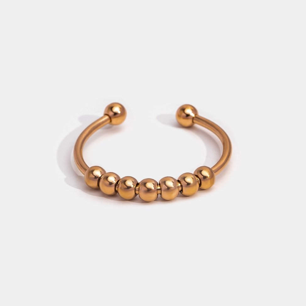 Bague Fidget Perles Akira