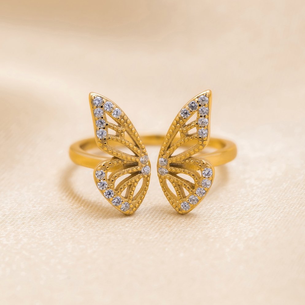 Bague Aria Papillon Doré