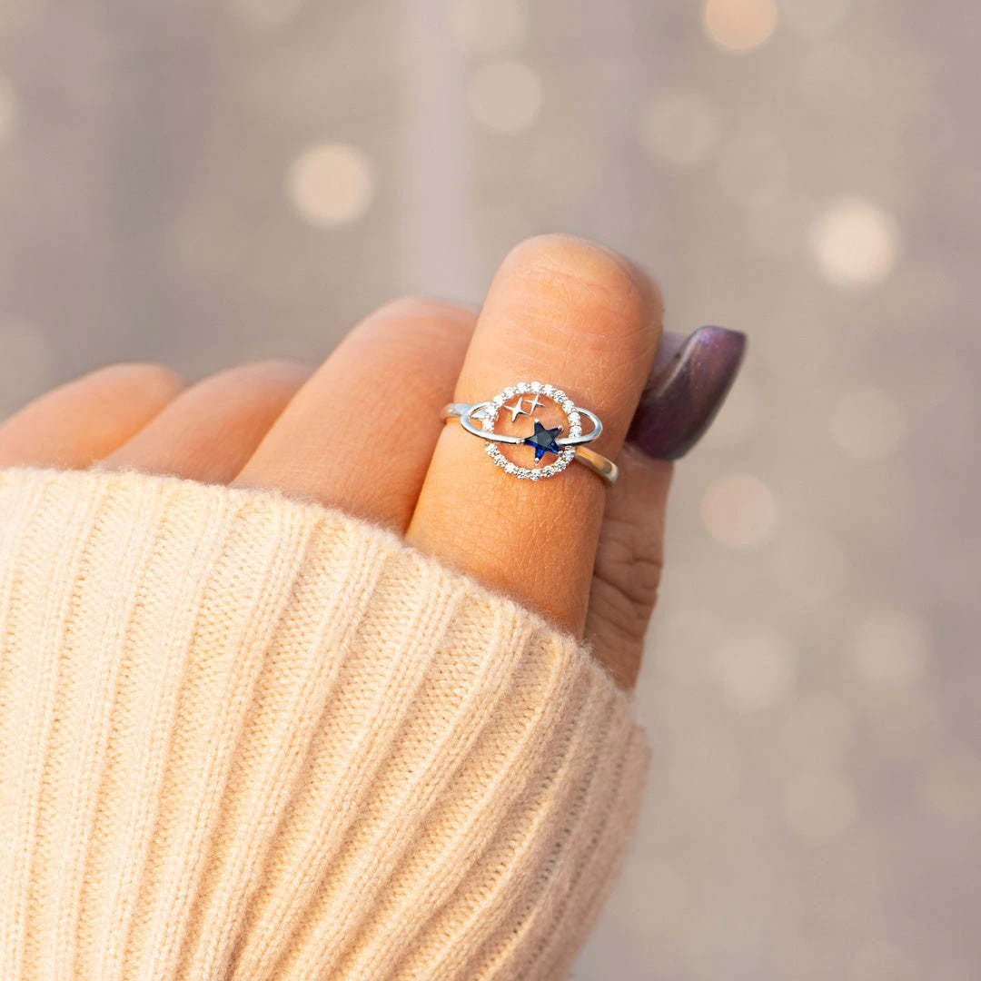 Capricorn 'Out Of This World' Planet Ring