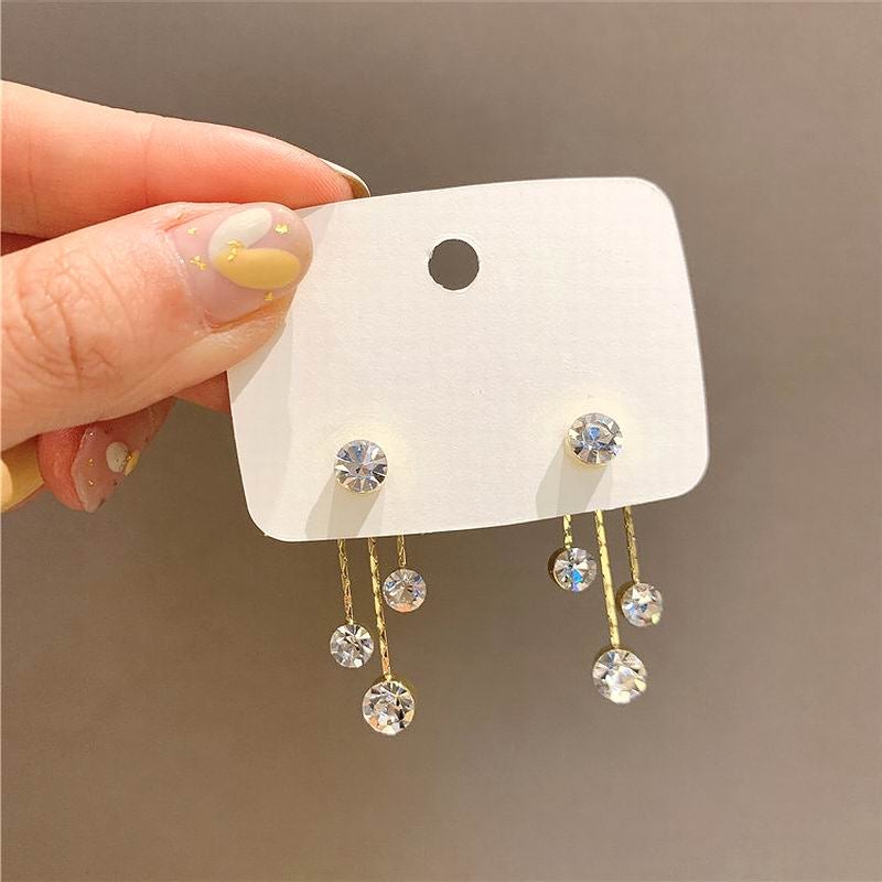 Boucles d'Oreilles Romance Cristal & Perle
