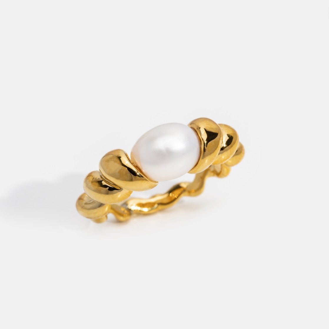 Bague perle torsadée Dana (US 7)