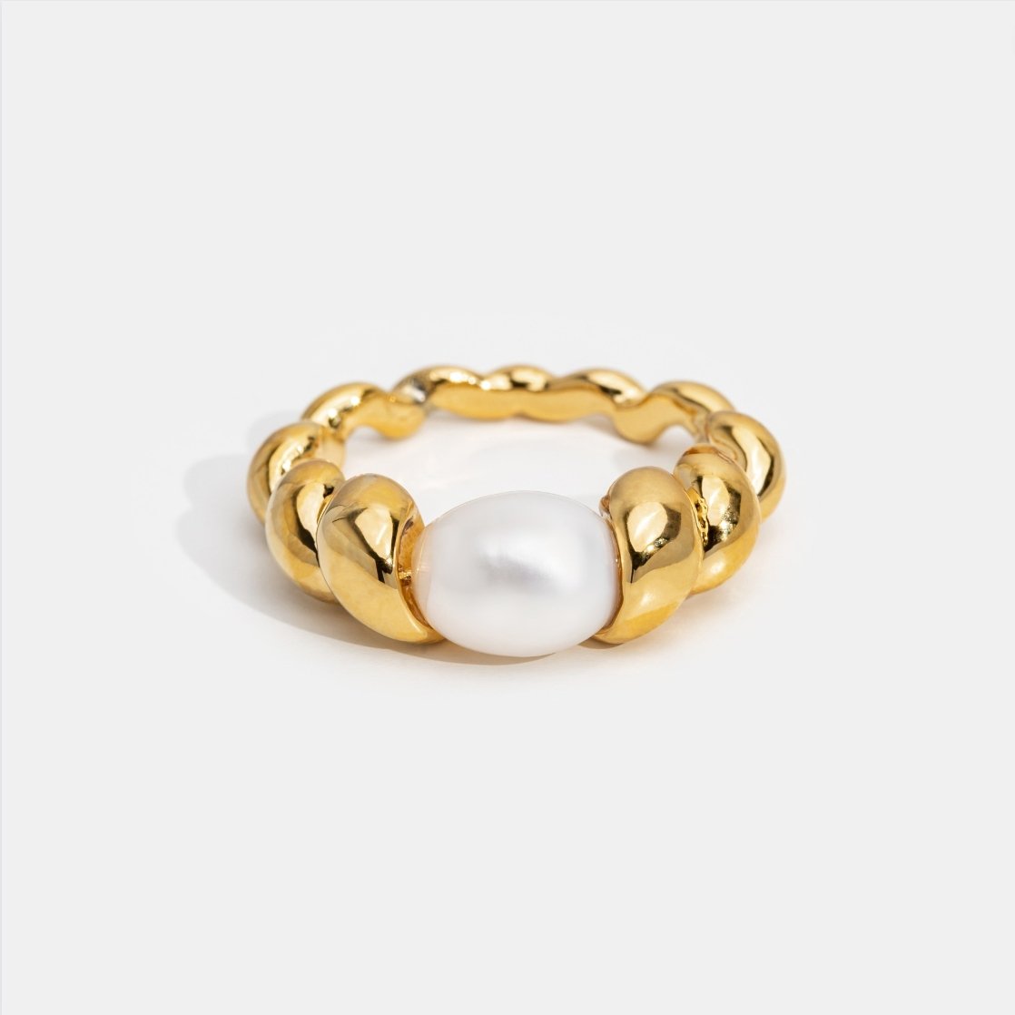 Bague perle torsadée Dana (US 7)