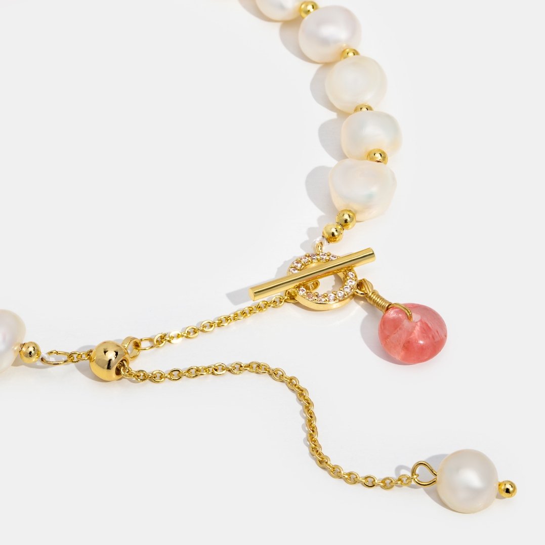 Freshwater Pearl & Aventurine Bracelet