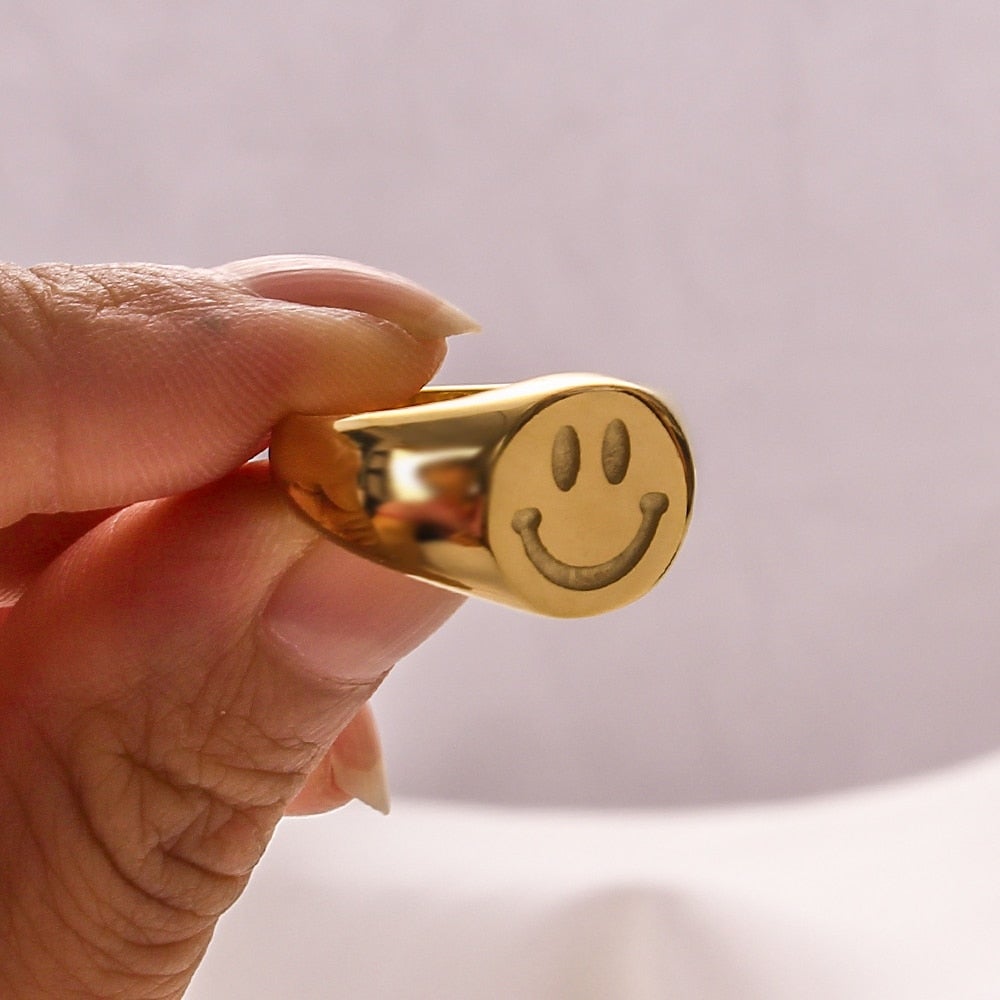 Bague Smiley 'Good Days'