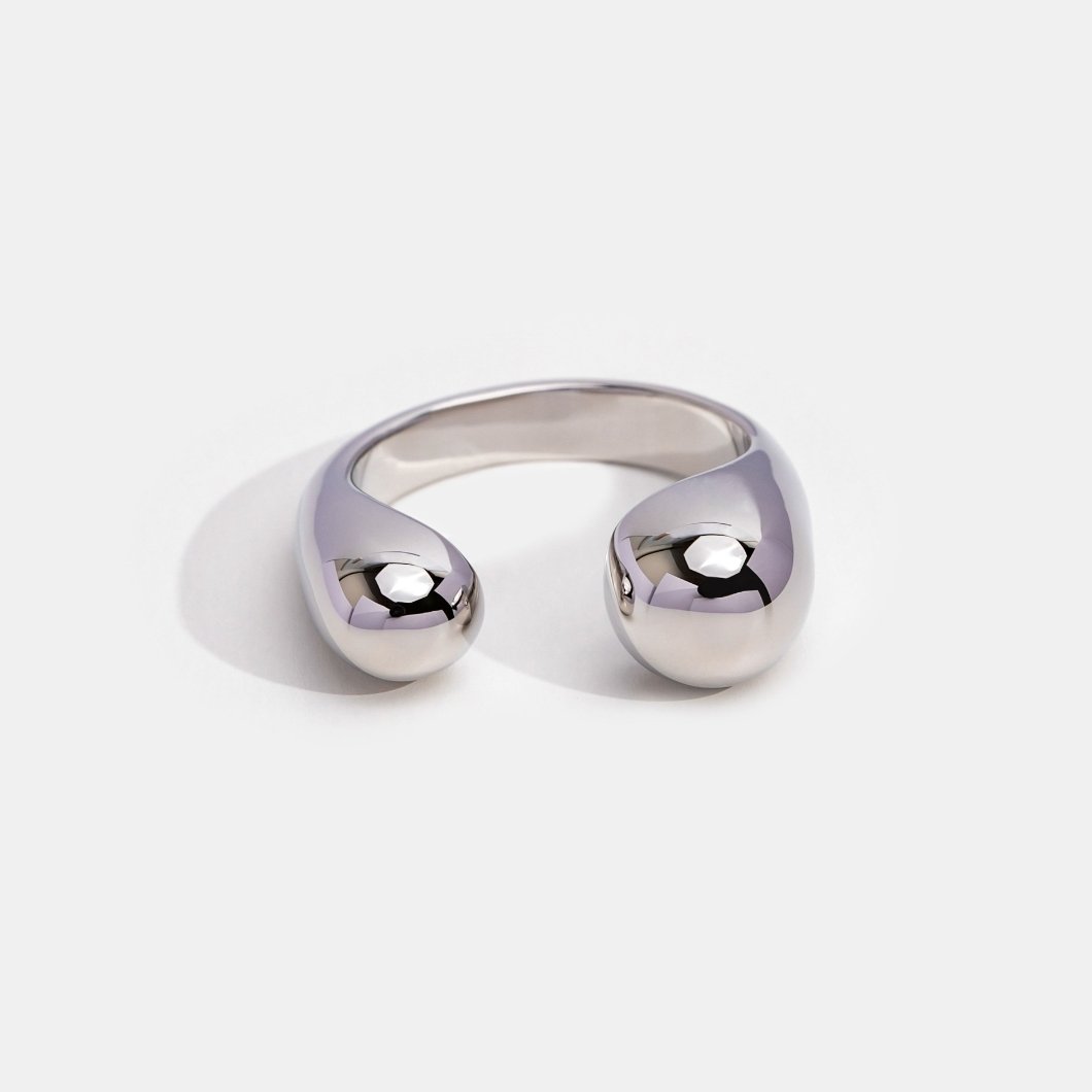 Bague Boule Or & Argent Pia