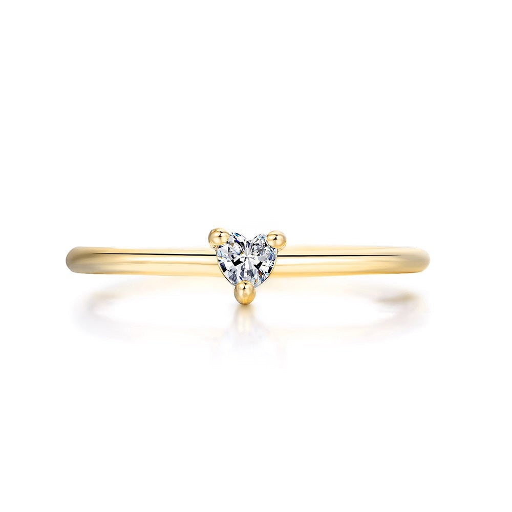 'Small Love' Crystal Heart Ring