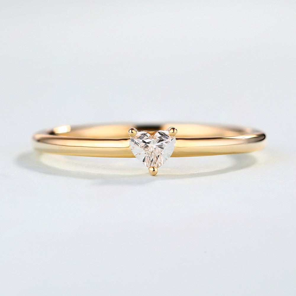 'Small Love' Crystal Heart Ring