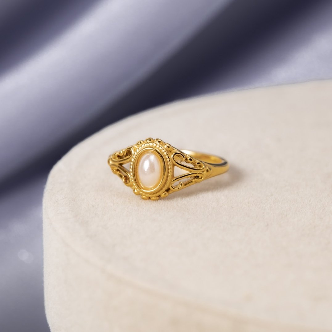 Bague Perle Royale Vintage