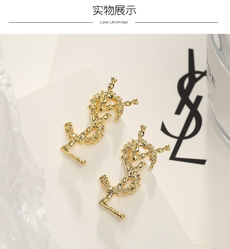 French retro YS earrings