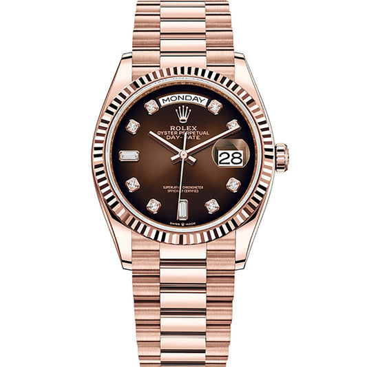 RLX DAY-DATE 36 Oyster, 36 mm, Everose gold m128235-0037