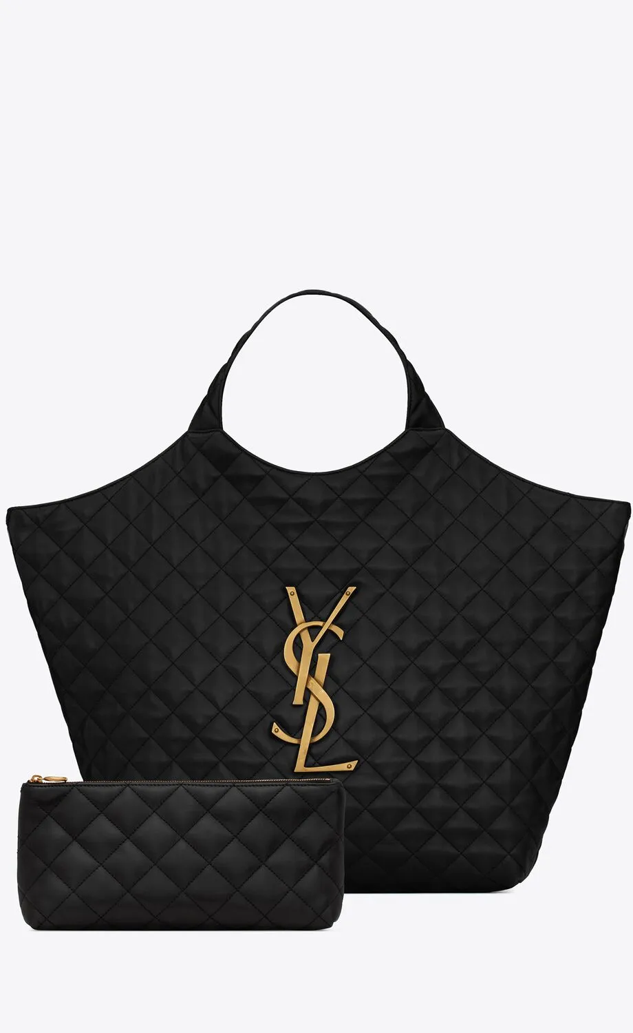 Y Icare Maxi Shopping Bag - Black
