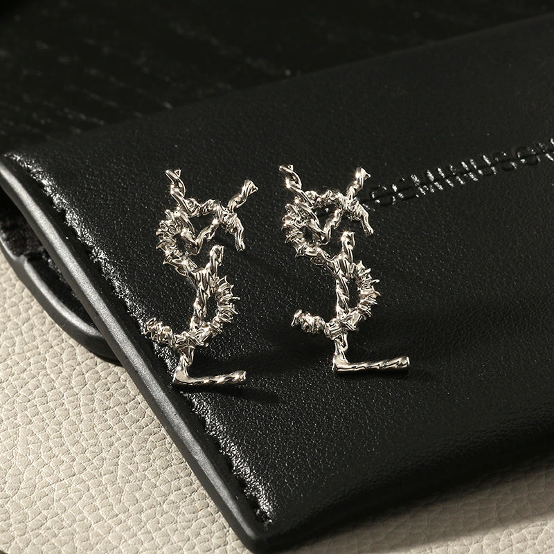 French retro YS earrings