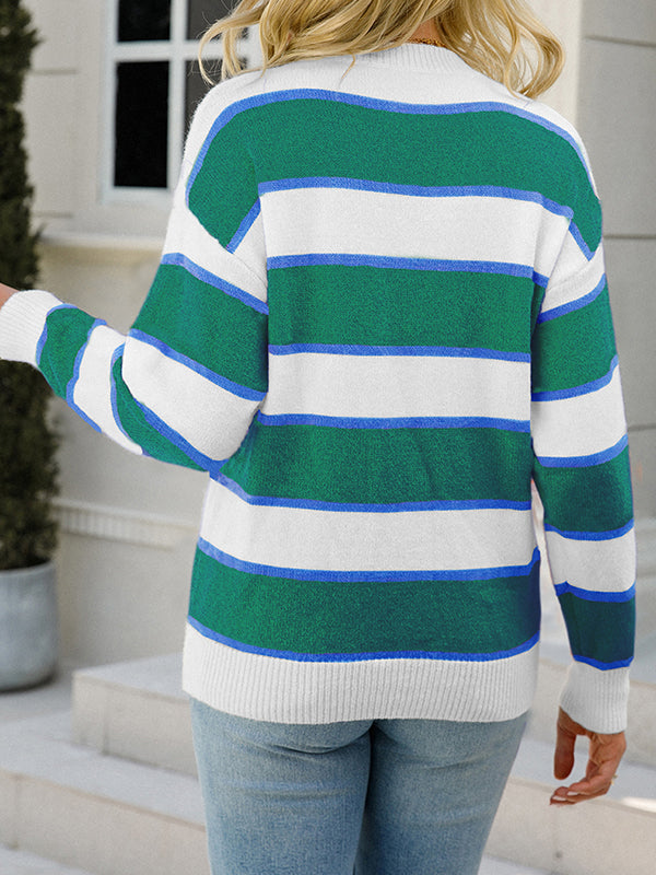 Pull en maille à col rond