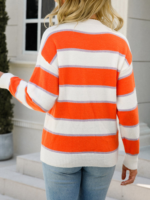 Pull en maille à col rond