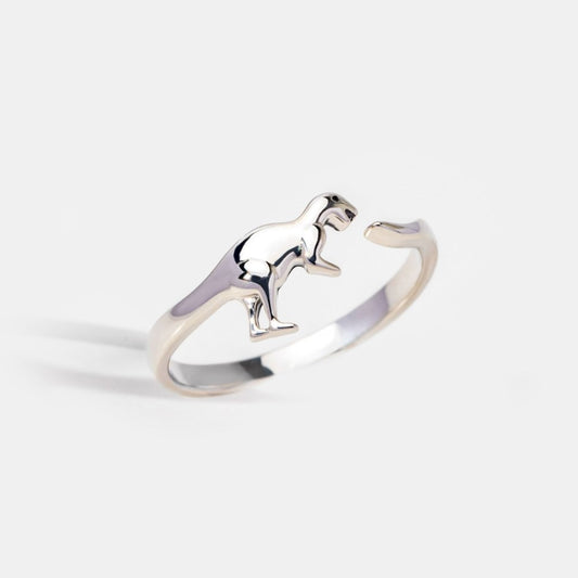 Bague dinosaure en argent sterling 925
