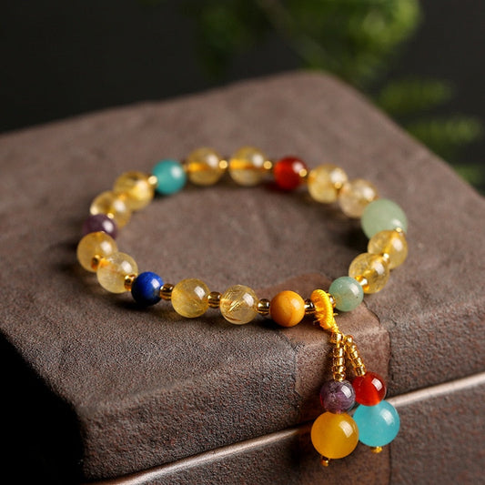 Natural Stone Bead Bracelet