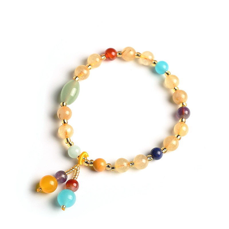 Natural Stone Bead Bracelet