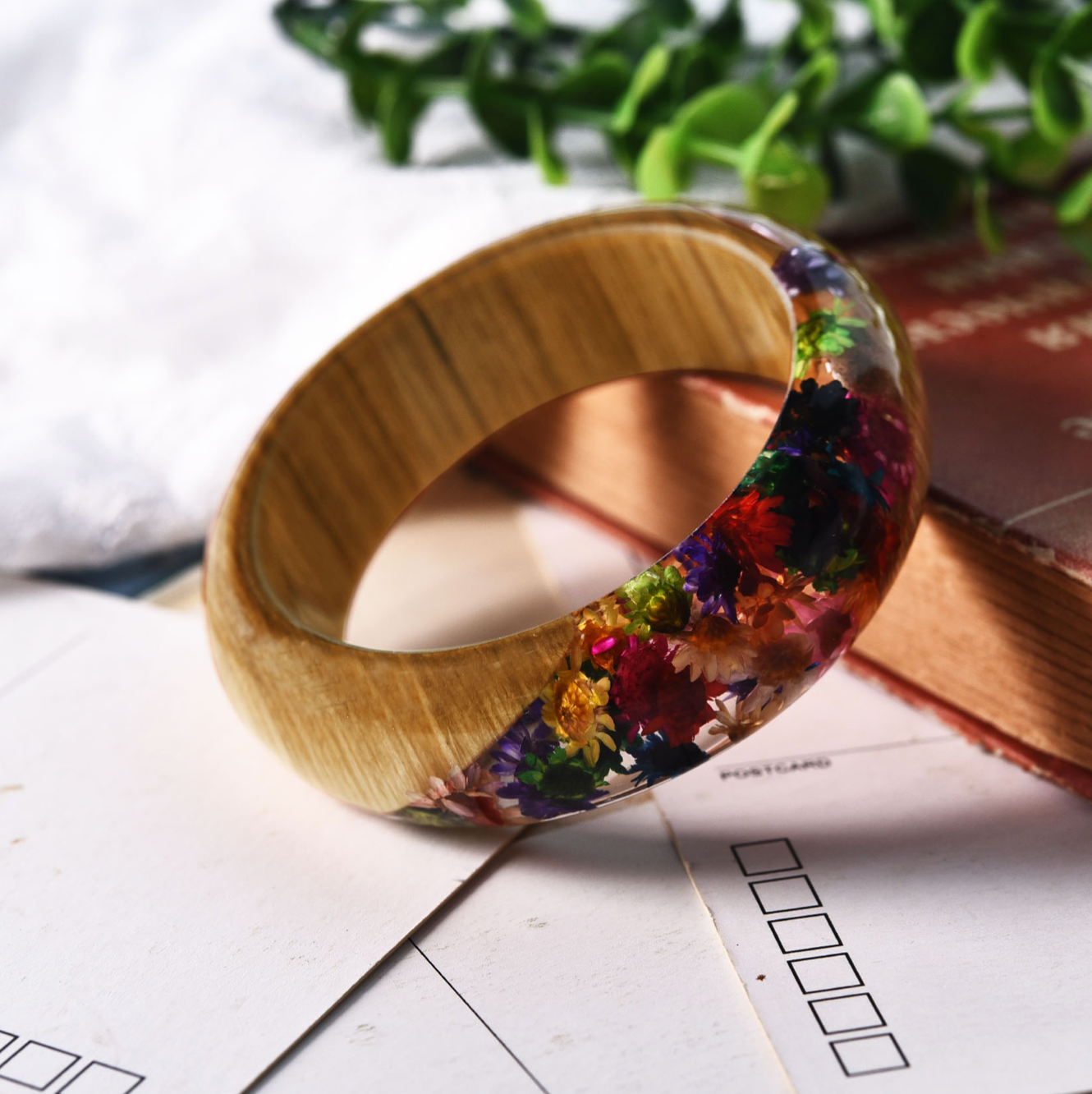 Handmade Dried Flower Bracelet