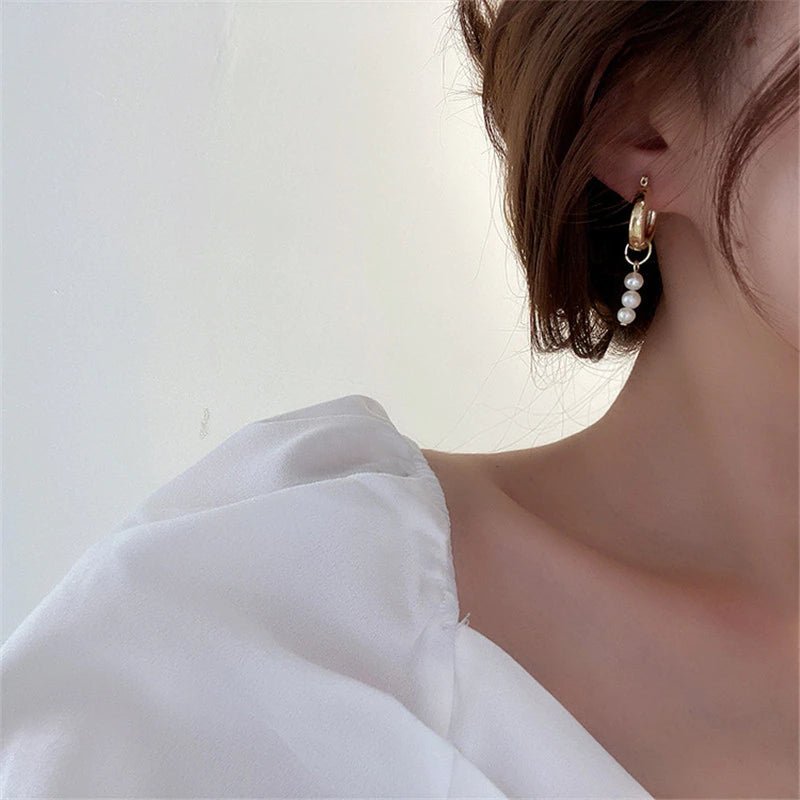 Akira Pearl Drop Earrings