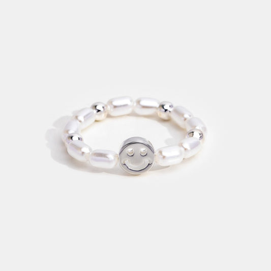 ‘Always Happy’ Smile Pearl Ring