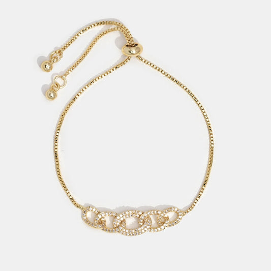 Gold & Crystal Lucy Bracelet