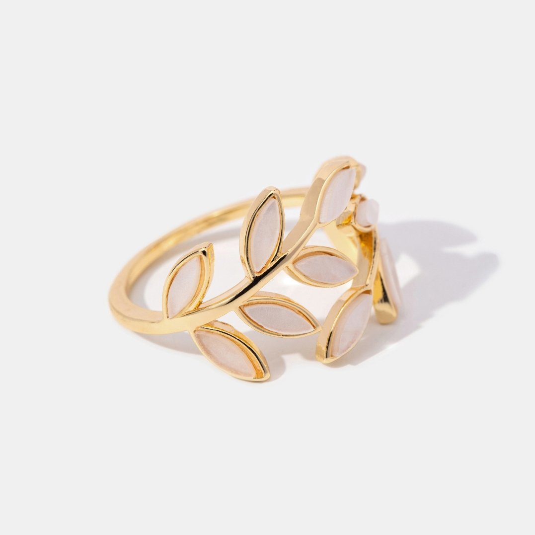 Gold Leaf Ring