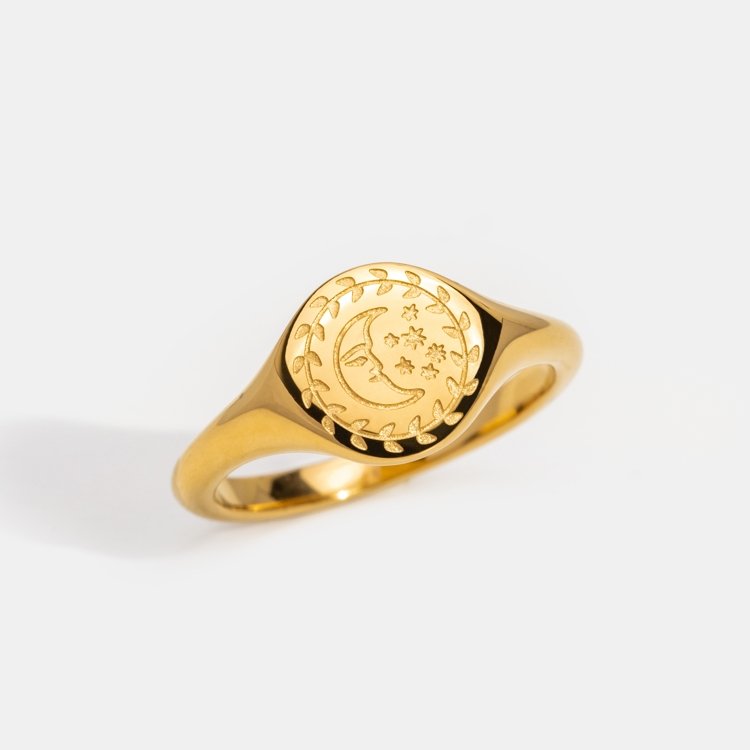 Golden Luna Ring