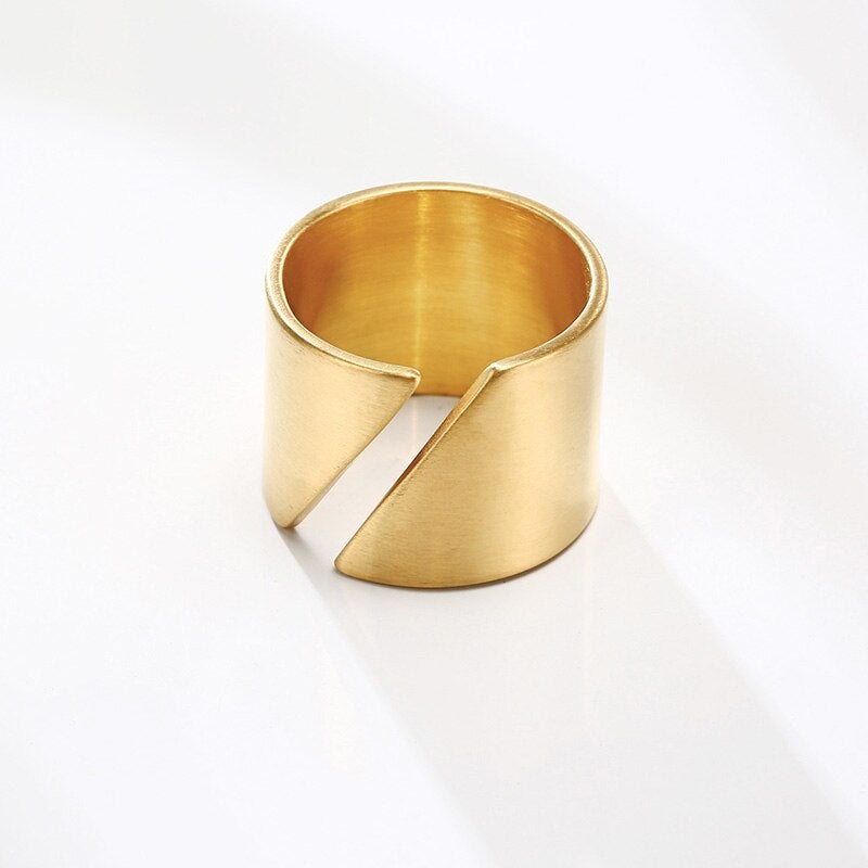 Golden Solace Statement Ring